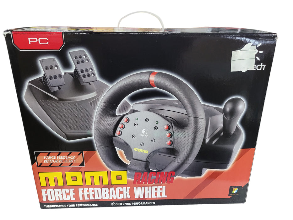 Logitech Momo Racing Force Feedback Steering Wheel, Pedals For PC!