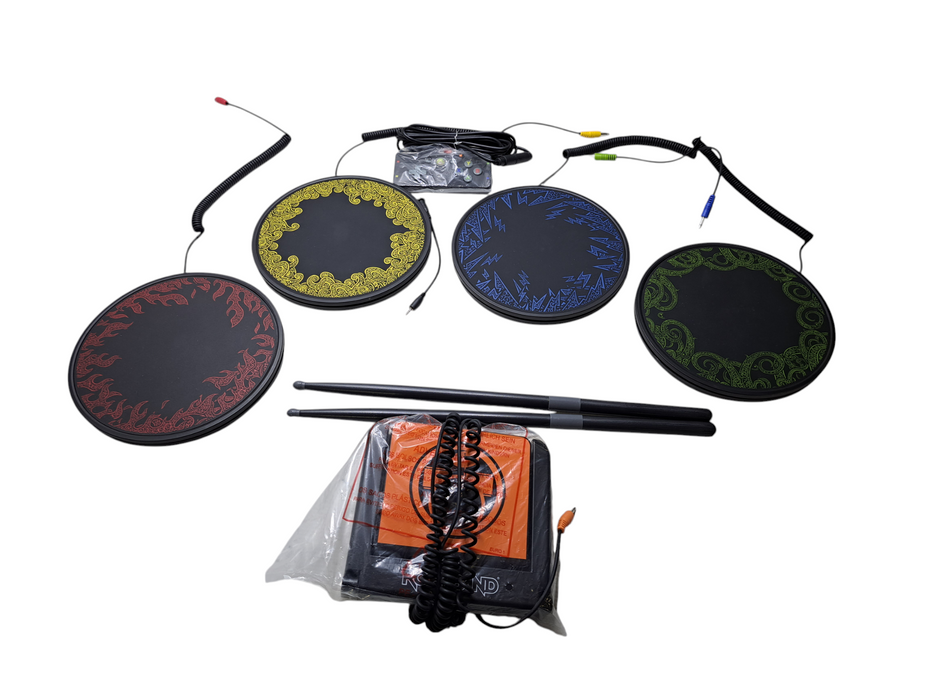 Harmonix MadCatz 2008 XBOX 360 Rockband Portable DrumKit (Open Box)