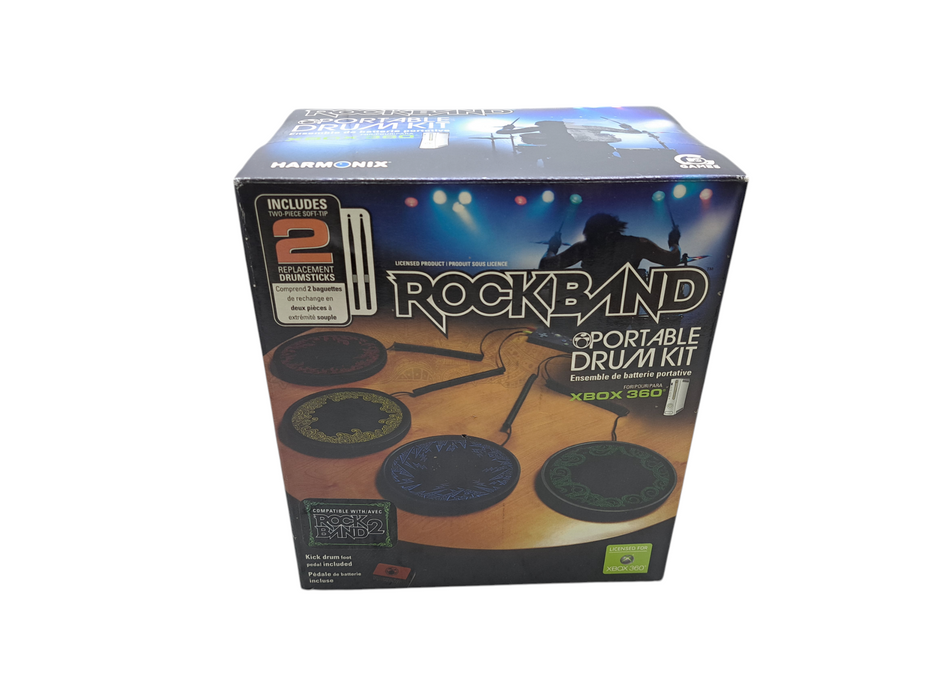 Harmonix MadCatz 2008 XBOX 360 Rockband Portable DrumKit (Open Box)