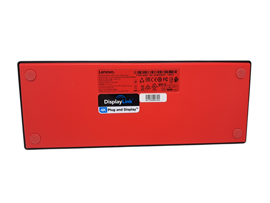 Lenovo ThinkPad DUD9011D1 / 40AF Hybrid USB-C with USB-A Dock (Dock ONLY)