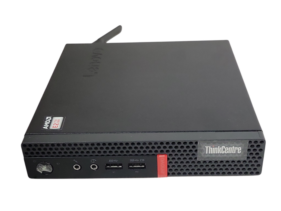 Lenovo ThinkCentre M625q AMD E2-9000e Radeon R2 1.5GHz 4GB DDR4, 250GB NVMe, SEE