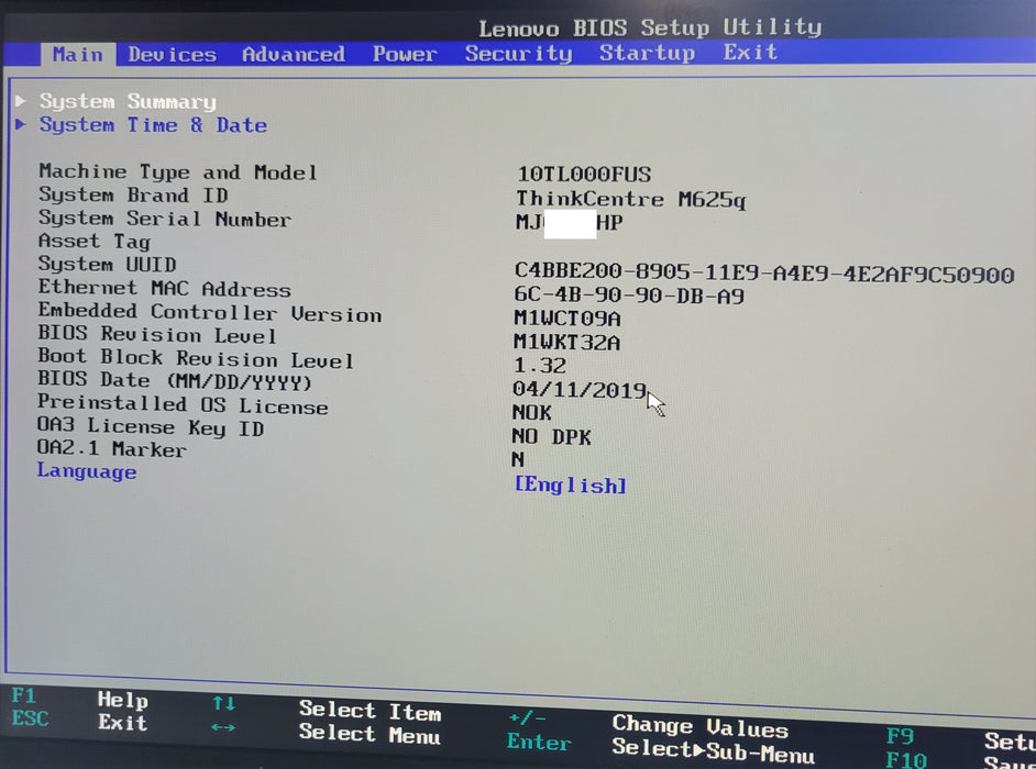 Lenovo ThinkCentre M625q AMD E2-9000e Radeon R2 1.5GHz 4GB DDR4, 250GB NVMe, SEE