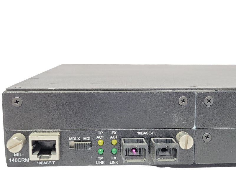 MiLAN Technology MIL-9100X 8 Slot Chassis, 3x Cards, No PSU, READ _