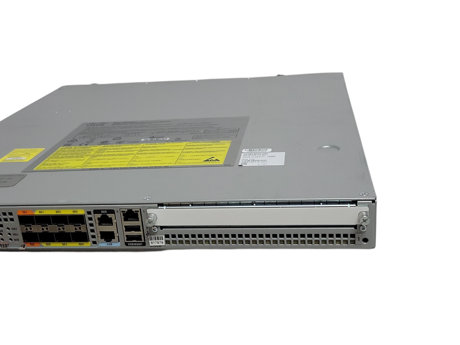 Cisco ASR1001-X Aggregation Services Router | 6x 1GE SFP | 2x 10GE SFP+