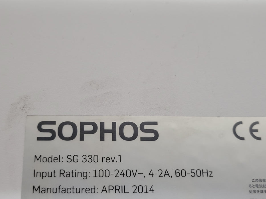 Sophos SG 330 Rev. 1 8-port Gigabit Firewall Security Appliance, READ