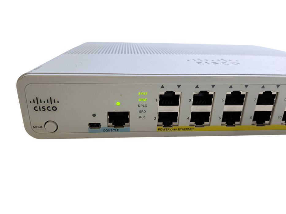 Cisco WS-C2960C-12PC-L | 12-Port Fast Ethernet PoE Compact Switch