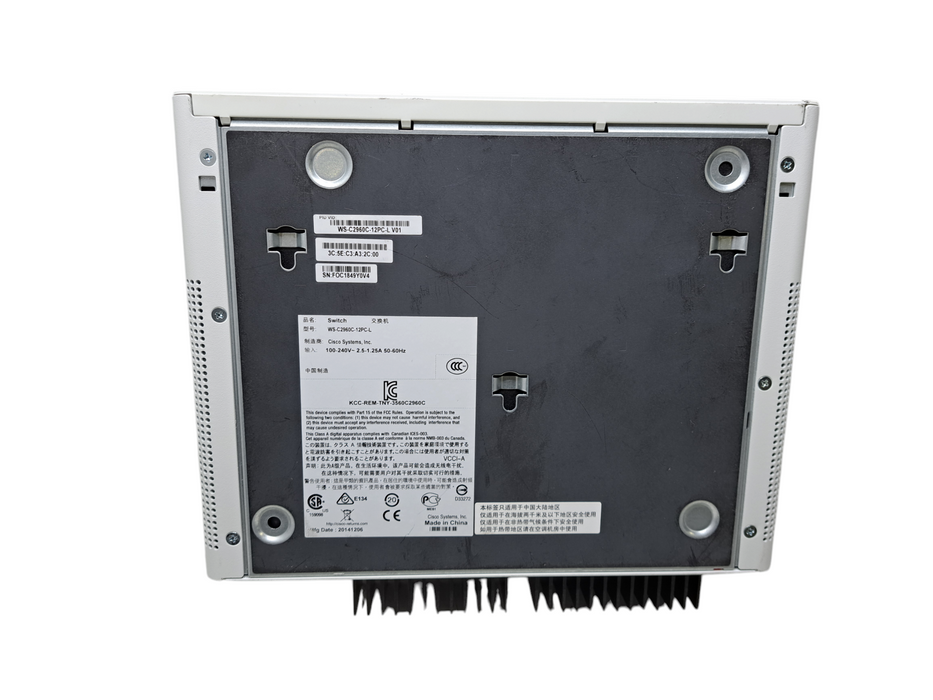 Cisco WS-C2960C-12PC-L | 12-Port Fast Ethernet PoE Compact Switch