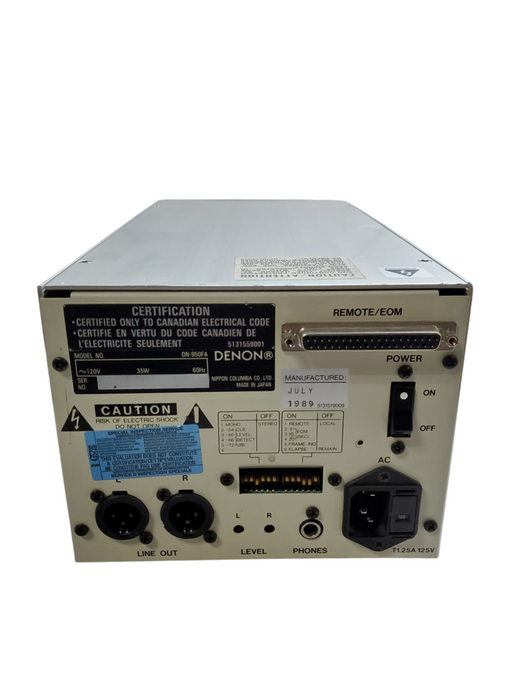 DENON CD Cart Player DN-950FA *READ*