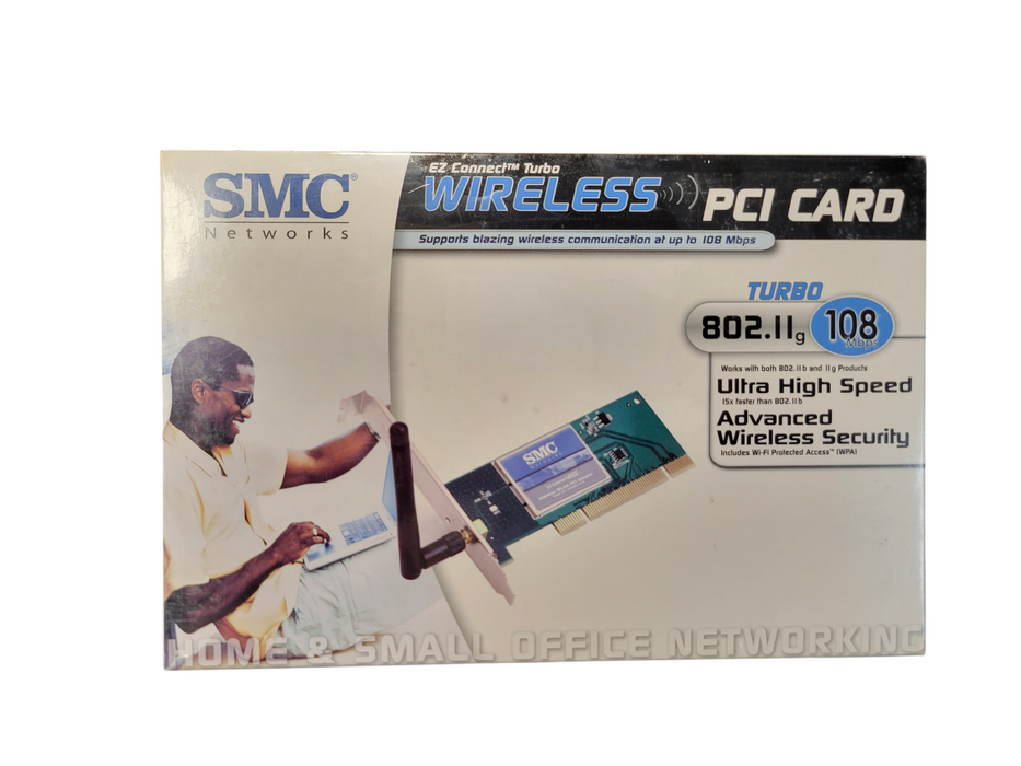SMC WIRELESS PCI CARD 108Mbps 98-012084-588