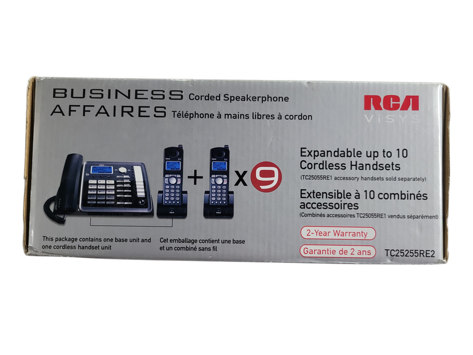 RCA TC 25255RE2 A 2 Line Expandable Corded Digital Answering System | READ