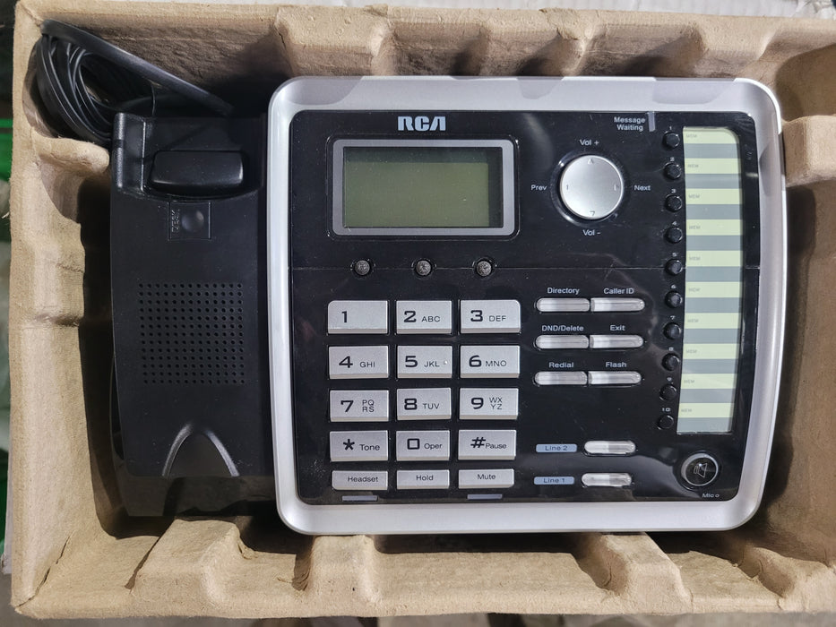 RCA TC 25255RE2 A 2 Line Expandable Corded Digital Answering System | READ