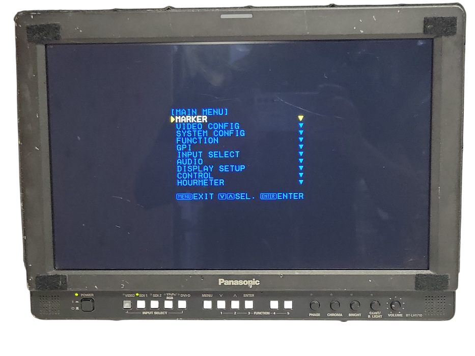 Panasonic BT-LH1710P 17" HD-SDI LCD Monitor, Slight Wear On Exterior