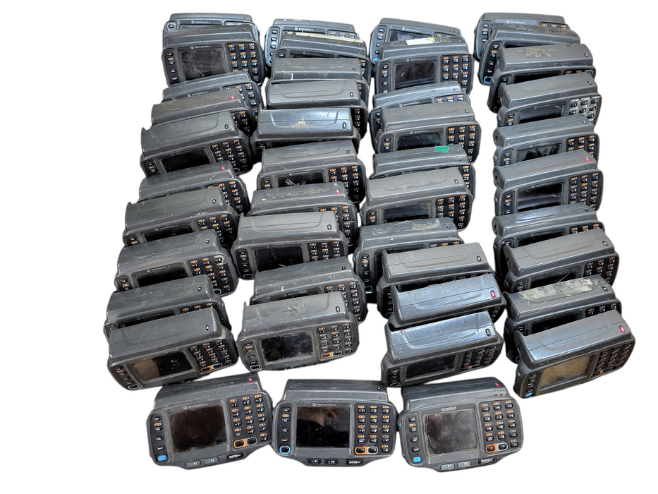 Lot of 43x Motora WT41N0 Rugged Mobile Handheld Computer, 49x battery, 4x Cradle