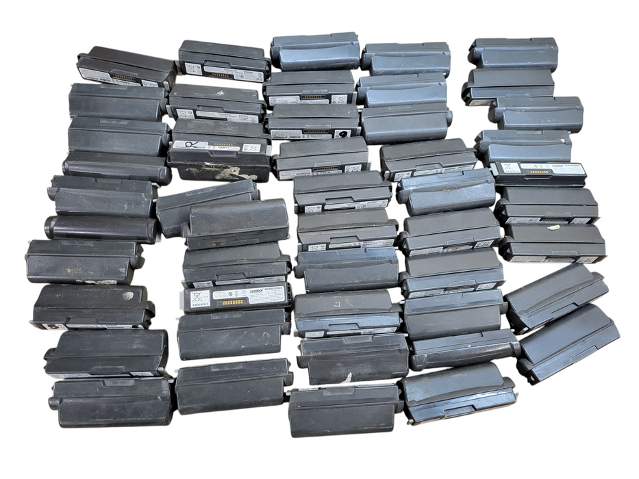 Lot of 43x Motora WT41N0 Rugged Mobile Handheld Computer, 49x battery, 4x Cradle