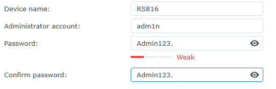 Synology RS816 4-bay NAS RackStation w/ 1x 3TB HDD