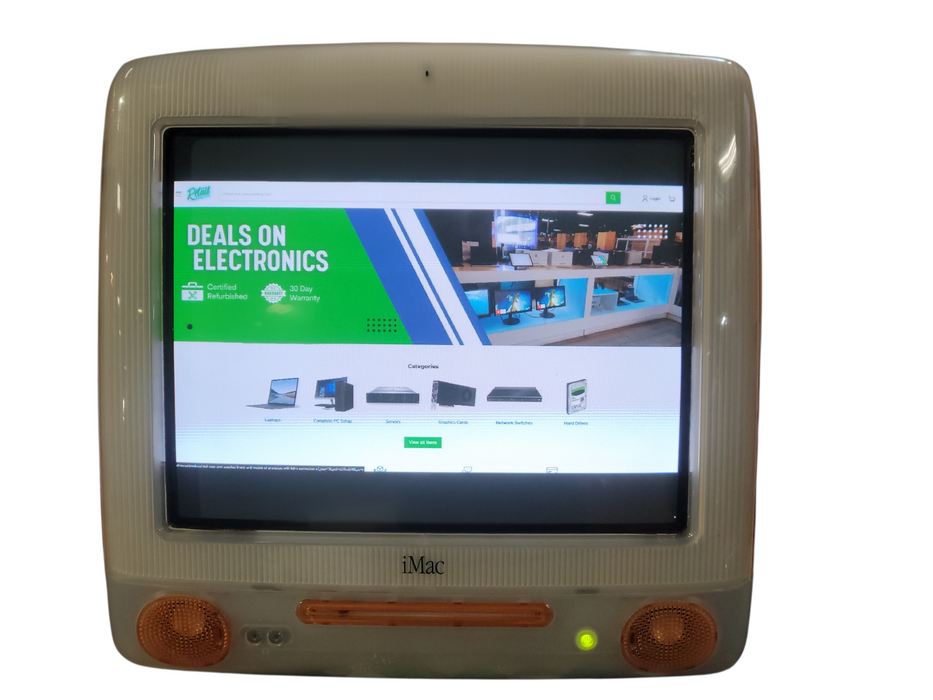 iMac G3 PowerPC 750 400MHz 512MB RAM 10GB HDD