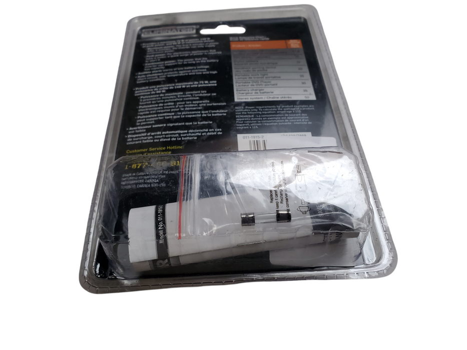 New - MotoMaster Eliminator 75W Mobile Power Inverter