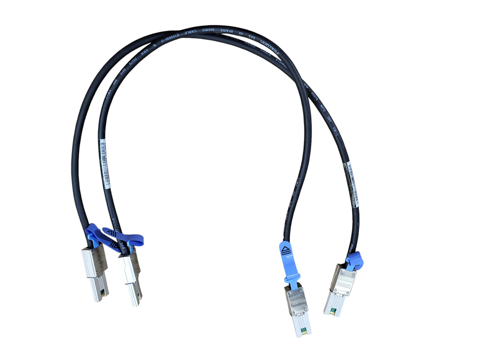 Lot of 2x Foxconn SAS 4x 8Pairs 30AWG Cable E124936-D
