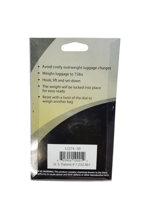 Weight Guard Mechanical Luggage Scale - 32kg/75lbs