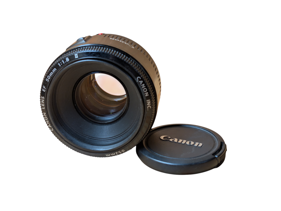 Canon EF 50mm 1:1.8 II 0.45/1.5ft  - DSLR Camera Lens
