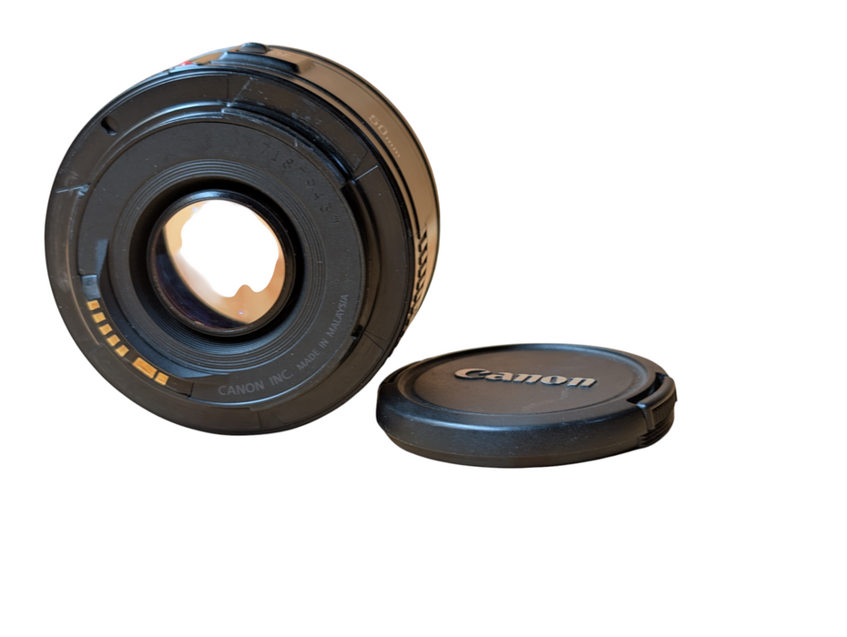 Canon EF 50mm 1:1.8 II 0.45/1.5ft  - DSLR Camera Lens