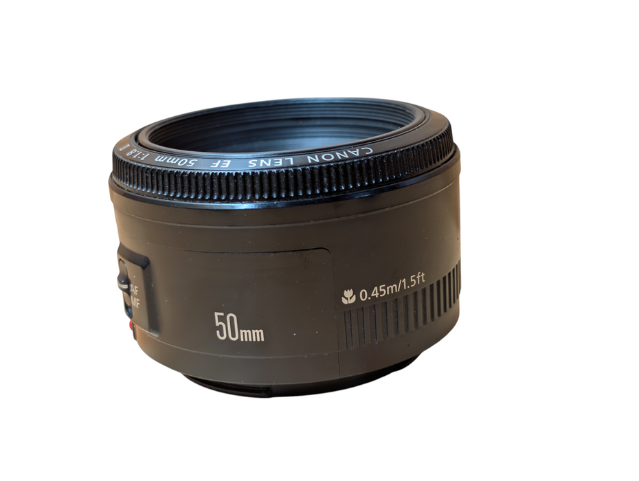Canon EF 50mm 1:1.8 II 0.45/1.5ft  - DSLR Camera Lens
