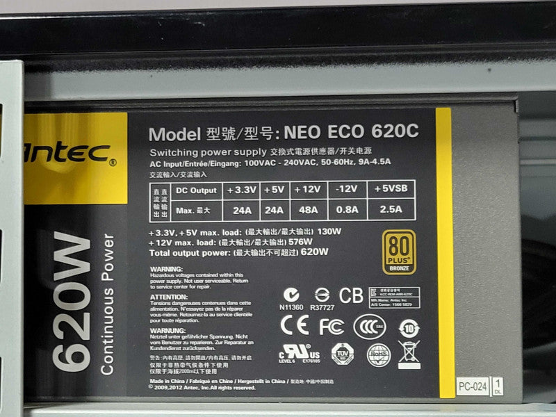Custom/Asus P9X79 PC, Core I7-4930K 3.4GHz, 24GB RAM, 256GB SSD + 500GB HDD _
