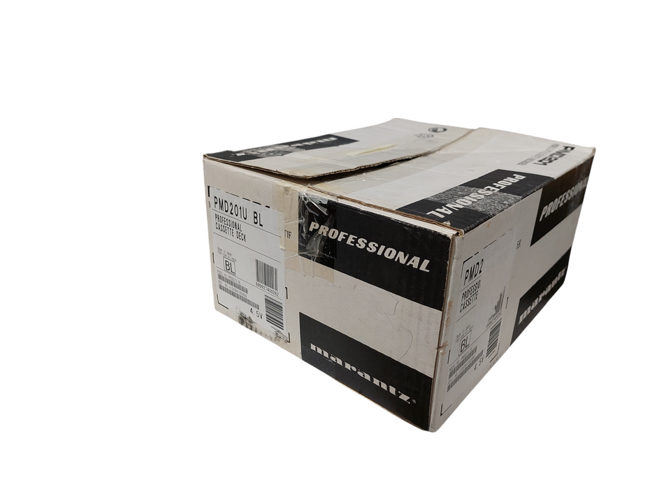 1 Merantz Portable Cassette Recorders Model: PMD201 box with manual, cable strap