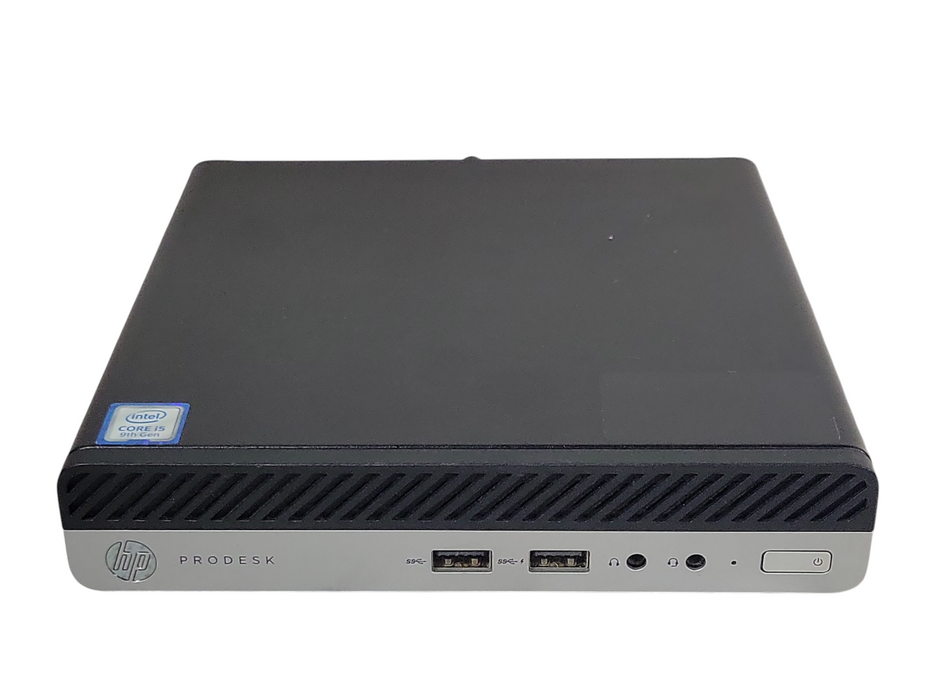 HP ProDesk 400 G5 Mini PC, Core i5-9500T 2.20GHz, 8GB DDR4, 256GB NVMe, Wi-Fi