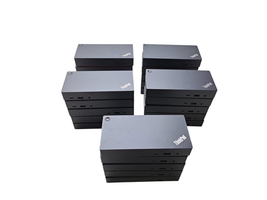Lot of 25x Lenovo ThinkPad Universal USB-C Dock LDA-KP (Docks ONLY)