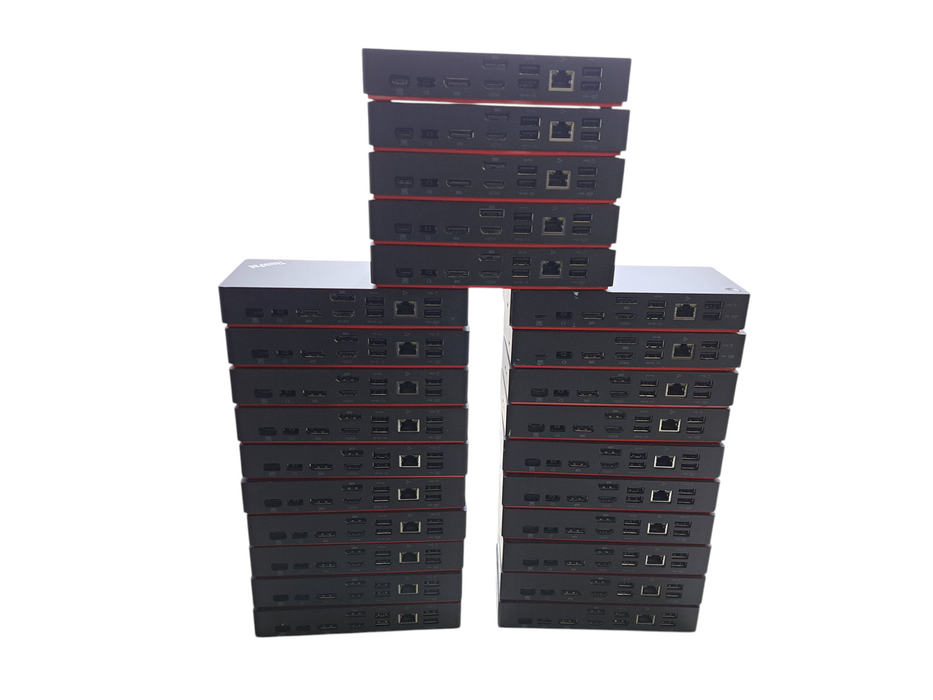 Lot of 25x Lenovo ThinkPad Universal USB-C Dock LDA-KP (Docks ONLY)