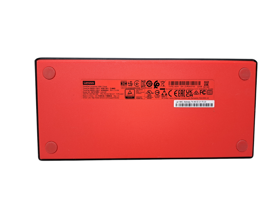 Lenovo ThinkPad Universal USB-C Dock LDA-KP (Dock ONLY)