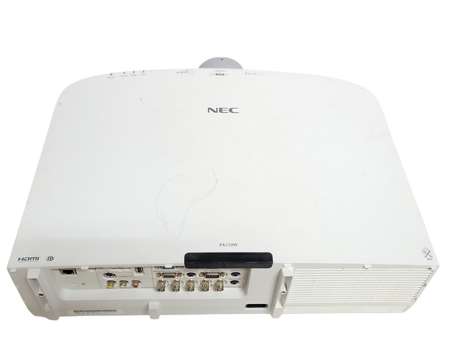 NEC NP-PA550W 5500 Lumens WXGA Projector w/ 1807 Lamp Hours, No Remote