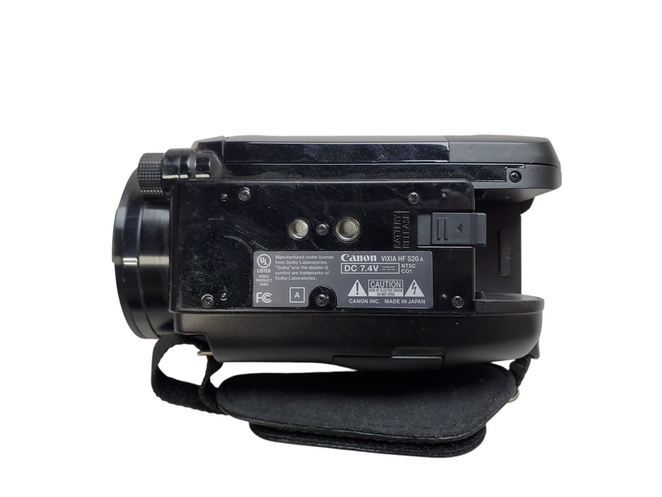 Canon Vixia HF S20 Full HD Digital Video Camera Recorder - No Battery