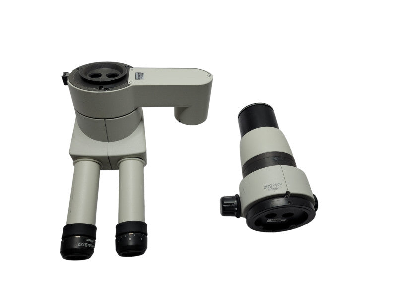 Nikon SMZ-800 Stereo Zoom Microscope w/ P-IBSS2, 2x C-W10xB/22, READ _