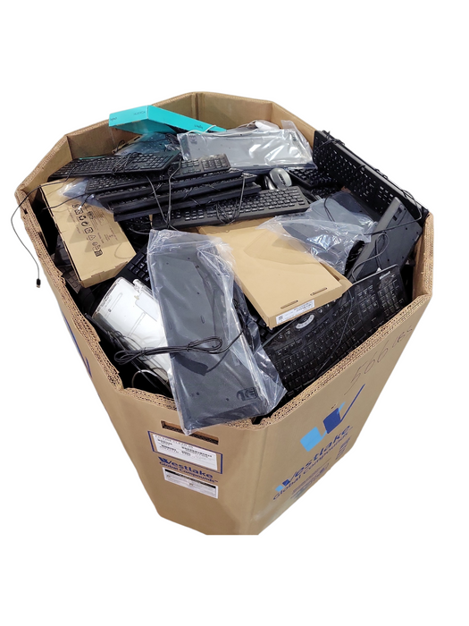 Bin of Assorted Wired Keyboards/Mice (AS-IS) Approx 566LBS