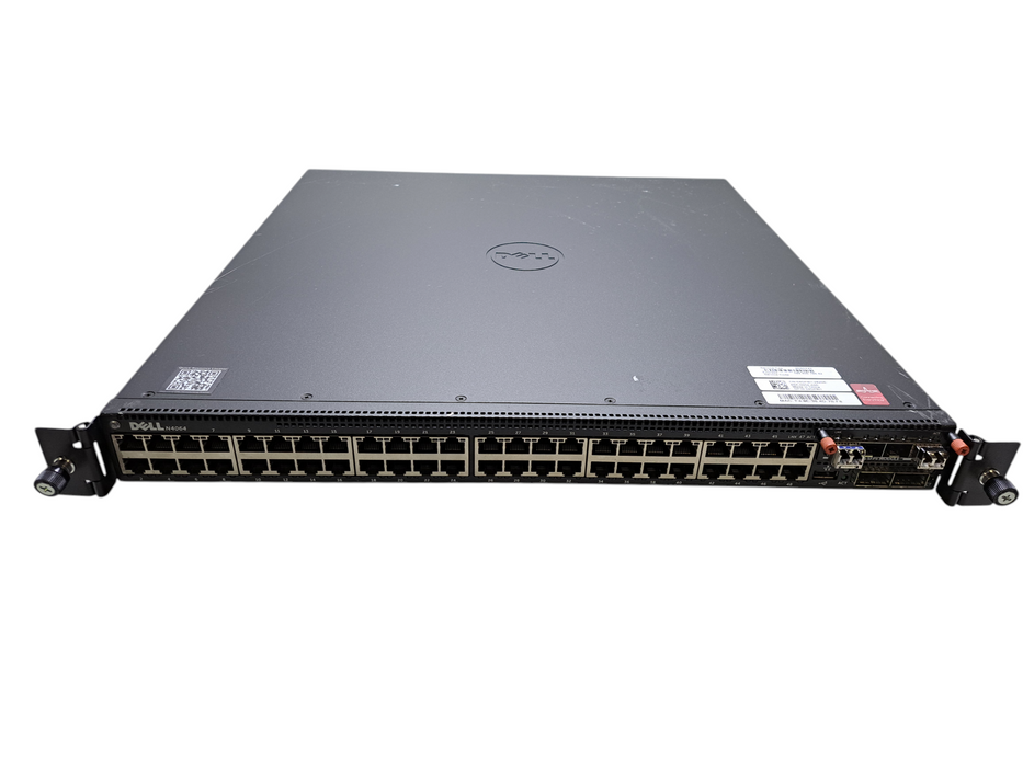 Dell N4064 | 48x 10GBASE-T RJ-45, 2x 40GbE QSFP+, 4x 10GSFP+ Switch | Dual 460W