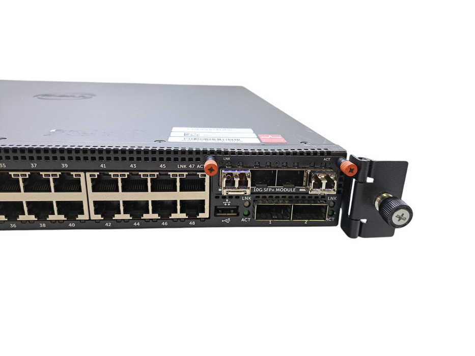 Dell N4064 | 48x 10GBASE-T RJ-45, 2x 40GbE QSFP+, 4x 10GSFP+ Switch | Dual 460W