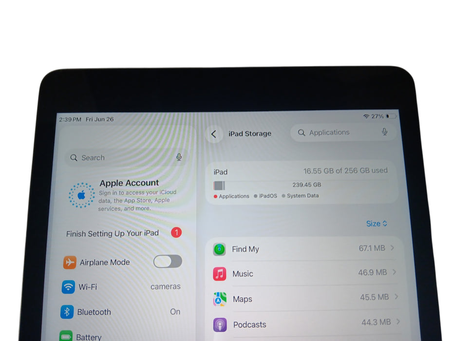 Apple iPad 9th Gen - 256GB - Space Gray [A2602]