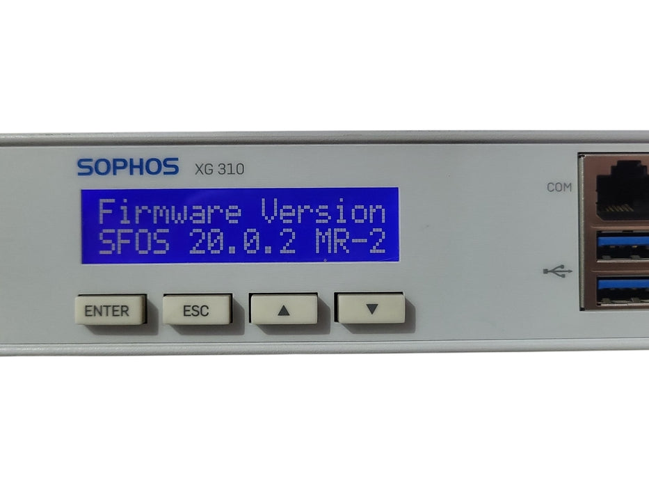 Sophos XG 310 Security Appliance Firewall