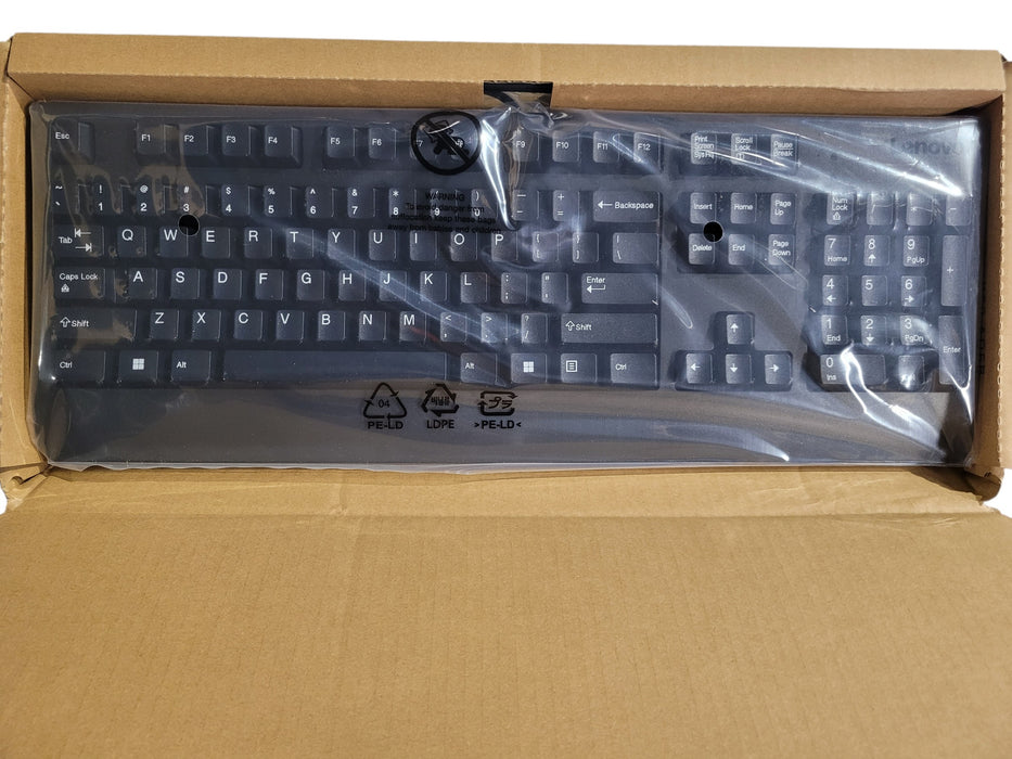 Lenovo Traditional USB Keyboard Black 1PSD51M37179 – Original Wired Keyboard