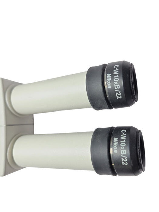 Nikon SMZ-800 Stereo Zoom Microscope w/ P-IBSS2, 2x C-W10xB/22, READ _