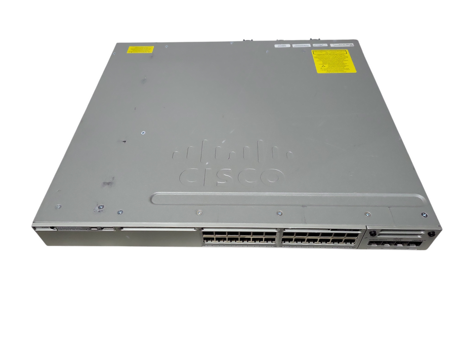 Cisco Catalyst WS-C3850-24T-S 24-Port Network Switch w/ C3850-NM-4-1G