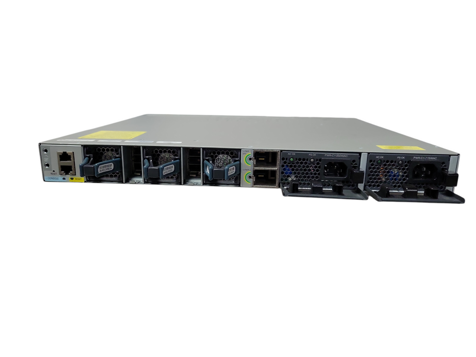 Cisco Catalyst WS-C3850-24T-S 24-Port Network Switch w/ C3850-NM-4-1G