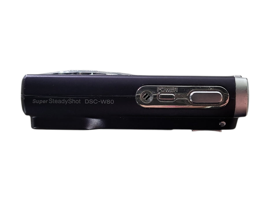 Sony Cyber-shot DSC-W80 Digital Camera 7.2 MP 3x Optical Zoom, No Battery, READ