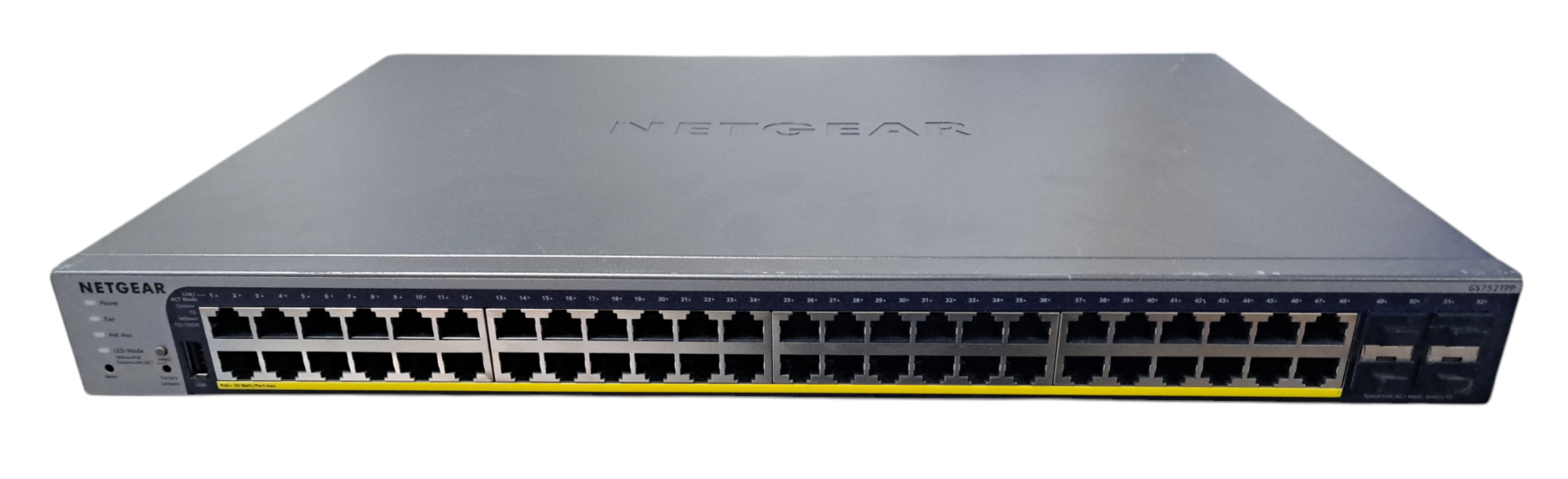 NETGEAR GS752TPP 48-Port 4 SFP Gigabit POE+ Managed Smart Switch
