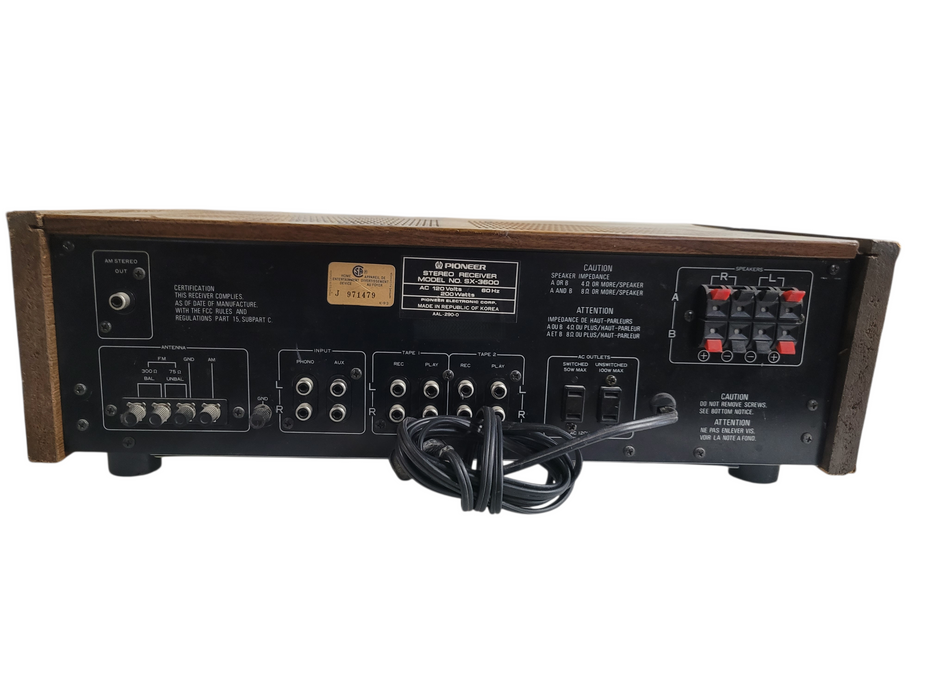 Pioneer Stereo Receiver SX-3600