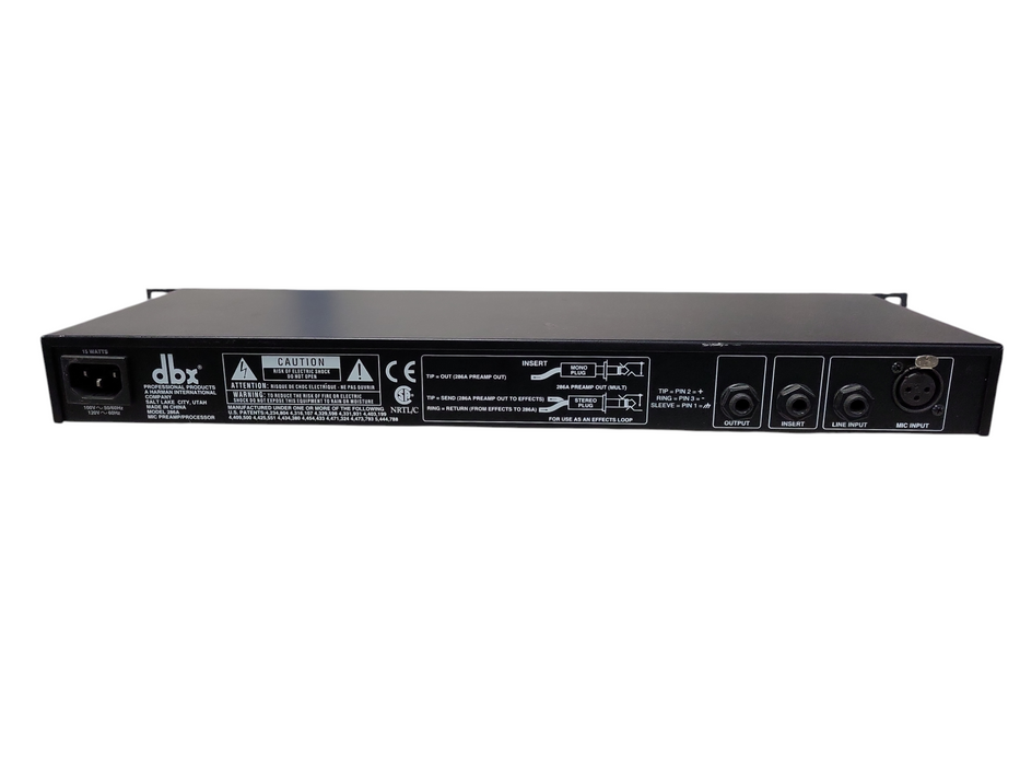 DBX 286A Mic Preamp Processor Electronics Musical Instruments Recording