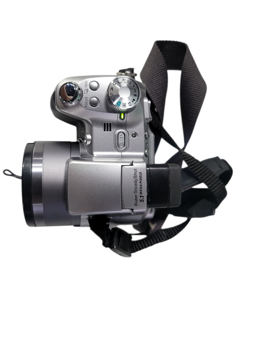 Sony Cyber-shot DSC-H1 5.1MP Digital Camera Silver 12x Optical