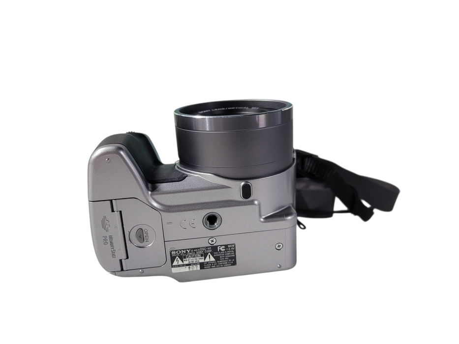 Sony Cyber-shot DSC-H1 5.1MP Digital Camera Silver 12x Optical